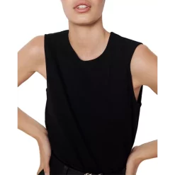 Best Sale 🤩 Ba&sh Sidney Sleeveless Top Black 😀 -ba&sh Sales Store unnamed file 502