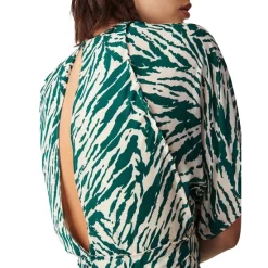 Wholesale 👏 Ba&sh Vee Animal Print Midi 👗 Dress Green ⭐ -ba&sh Sales Store unnamed file 507