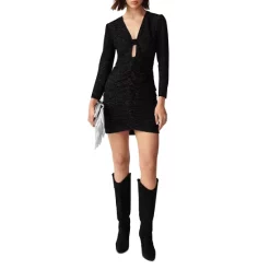 Discount 🎉 Ba&sh Enora Keyhole Mini 👗 Dress Black 🥰 -ba&sh Sales Store unnamed file 510