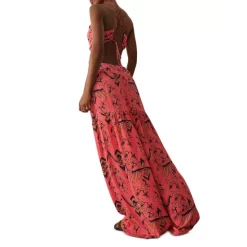 Discount ⭐ Ba&sh Caloma Cutout Maxi 👗 Dress Pink 😀 -ba&sh Sales Store unnamed file 519