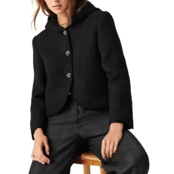 Buy ❤️ Ba&sh Octave Hooded Crop Jacket Grey 👏 -ba&sh Sales Store unnamed file 52