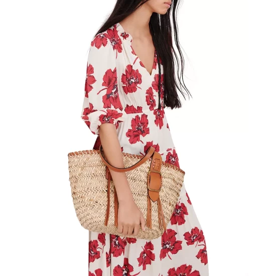 Top 10 ✨ Ba&sh Kory Floral Print Midi 👗 Dress Red 😍 5 Top 10 ✨ Ba&sh Kory Floral Print Midi 👗 Dress Red 😍 - Image 3