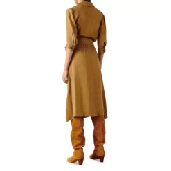 Coupon ✔️ Ba&sh Aime Midi Wrap 👗 Dress Camel ❤️ -ba&sh Sales Store unnamed file 528