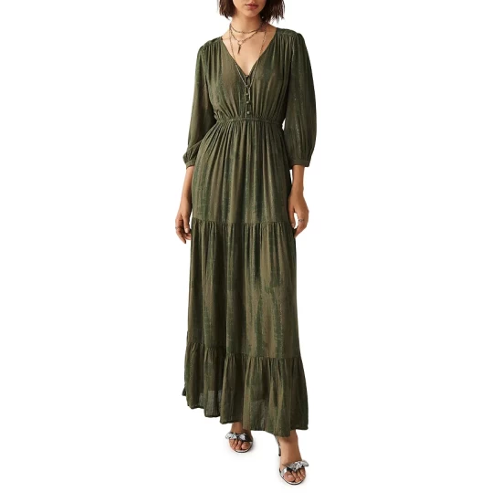 Hot Sale ๐ฅ Ba&sh Kezia Tie Dye Maxi ๐ Dress Khaki ๐ 6 Hot Sale ๐ฅ Ba&sh Kezia Tie Dye Maxi ๐ Dress Khaki ๐ - Image 4