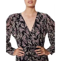 Cheap 🛒 Ba&sh Gizelle Printed Mini 👗 Dress Black ⭐ -ba&sh Sales Store unnamed file 554