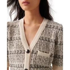 Buy 🥰 Ba&sh Cutie Button Front Sweater 👗 Dress Off White 🔥 -ba&sh Sales Store unnamed file 557