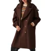 Best Sale ⭐ Ba&sh Tonio 🧥 Coat Brown 👏 -ba&sh Sales Store unnamed file 576