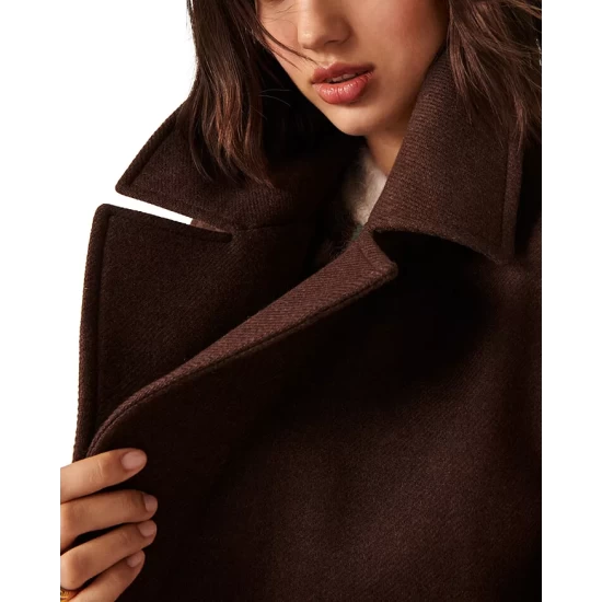 Best Sale โญ Ba&sh Tonio ๐งฅ Coat Brown ๐ 6 Best Sale โญ Ba&sh Tonio ๐งฅ Coat Brown ๐ - Image 4