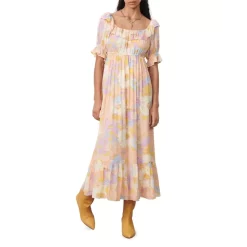 Wholesale 😍 Ba&sh Noma Midi 👗 Dress Nude 💯