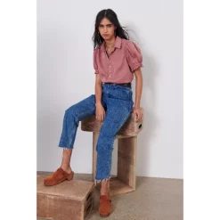 Flash Sale 😍 Ba&sh Cdanee 👚 Shirt Dust Pink 🔥 -ba&sh Sales Store unnamed file 658