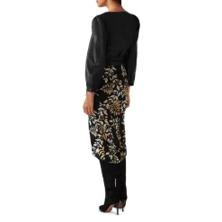 Best Pirce ⭐ Ba&sh Christo Printed Midi 👗 Skirt Black 🔔 -ba&sh Sales Store unnamed file 69