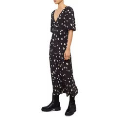 Hot Sale 😉 Ba&sh Delize Midi 👗 Dress Carbone 🎁 -ba&sh Sales Store unnamed file 696