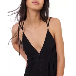 Best deal ❤️ Ba&sh Flavia Strappy Midi 👗 Dress Black 🤩 -ba&sh Sales Store unnamed file 699