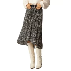 Buy 🔥 Ba&sh Lenny Abstract Print 👗 Skirt Raisin 🥰 -ba&sh Sales Store unnamed file 706