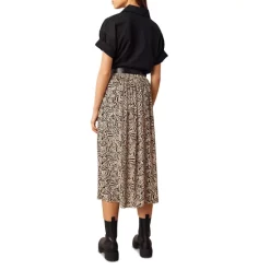 Buy 🔥 Ba&sh Lenny Abstract Print 👗 Skirt Raisin 🥰 -ba&sh Sales Store unnamed file 710