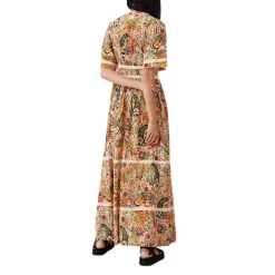 Cheapest 💯 Ba&sh Benja Paisley Print Maxi 👗 Dress Green 👏 -ba&sh Sales Store unnamed file 743