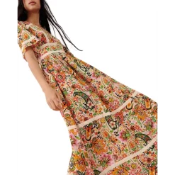 Cheapest 💯 Ba&sh Benja Paisley Print Maxi 👗 Dress Green 👏 -ba&sh Sales Store unnamed file 744