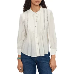 Flash Sale 🎉 Ba&sh Laura Pleated Blouse White 😀