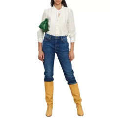 Flash Sale 🎉 Ba&sh Laura Pleated Blouse White 😀 -ba&sh Sales Store unnamed file 766