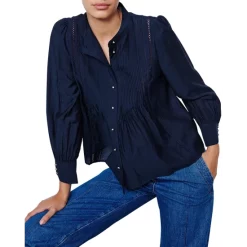 Flash Sale 🎉 Ba&sh Laura Pleated Blouse White 😀 -ba&sh Sales Store unnamed file 767