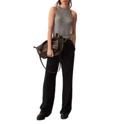 Flash Sale 🤩 Ba&sh Zichy Metallic Ribbed Top Silver 😍 -ba&sh Sales Store unnamed file 80