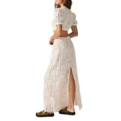 Buy 👏 Ba&sh Ava Eyelet Cutout Maxi 👗 Dress Off White 🛒 -ba&sh Sales Store unnamed file 808