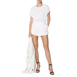 Discount 🥰 Ba&sh Mun Shorts White ⌛ -ba&sh Sales Store unnamed file 813