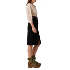 Budget 🔥 Ba&sh Jaden Crochet Sleeve Sweater Off White ⌛ -ba&sh Sales Store unnamed file 823