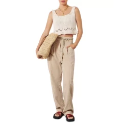 Budget 🥰 Ba&sh Sena Knit Crop Top Off White 💯 -ba&sh Sales Store unnamed file 828