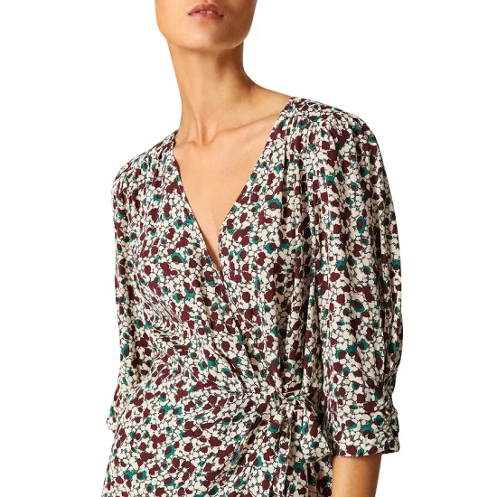 Discount โญ Ba&sh Elen Floral Print ๐ Dress Off White ๐ 5 Discount โญ Ba&sh Elen Floral Print ๐ Dress Off White ๐ - Image 3