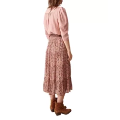 Top 10 🔥 Ba&sh Monder Floral Print Tiered Midi 👗 Skirt Beige 🌟 -ba&sh Sales Store unnamed file 835