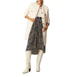 Coupon 👏 Ba&sh Mateo Patch Pocket 🧥 Coat Off White ⭐ -ba&sh Sales Store unnamed file 869