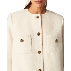Coupon 👏 Ba&sh Mateo Patch Pocket 🧥 Coat Off White ⭐ -ba&sh Sales Store unnamed file 870