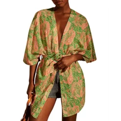 Deals 🎁 Ba&sh Olsen Kimono Robe Green 🥰