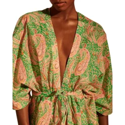 Deals 🎁 Ba&sh Olsen Kimono Robe Green 🥰 -ba&sh Sales Store unnamed file 874