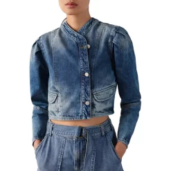 Flash Sale 😍 Ba&sh Daisy Denim Jacket Blue 😍