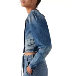 Flash Sale 😍 Ba&sh Daisy Denim Jacket Blue 😍 -ba&sh Sales Store unnamed file 877