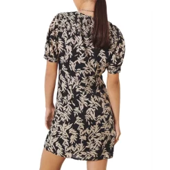 Hot Sale 🔥 Ba&sh Tais Botanical Print Mini 👗 Dress Black ⭐ -ba&sh Sales Store unnamed file 896