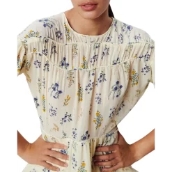 Hot Sale ✔️ Ba&sh Alois Printed Mini 👗 Dress Off White 🎉 -ba&sh Sales Store unnamed file 939