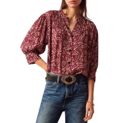 Top 10 🎁 Ba&sh Lio Pintucked 👚 Shirt Black 🌟 -ba&sh Sales Store unnamed file 94