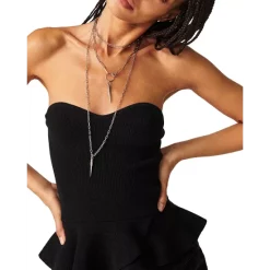 Brand new 🎁 Ba&sh Sydney Strapless Peplum Top Black ✨ -ba&sh Sales Store unnamed file 946