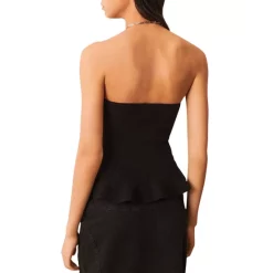 Brand new 🎁 Ba&sh Sydney Strapless Peplum Top Black ✨ -ba&sh Sales Store unnamed file 948