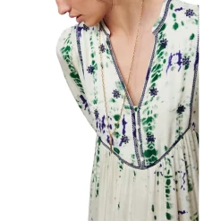 Flash Sale 🎉 Ba&sh Isolde Tie Dyed Midi 👗 Dress Off White 🌟 -ba&sh Sales Store unnamed file 960