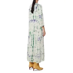 Flash Sale 🎉 Ba&sh Isolde Tie Dyed Midi 👗 Dress Off White 🌟 -ba&sh Sales Store unnamed file 962