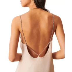 Cheapest 🛒 Ba&sh Canel Chain Strap Slip 👗 Dress Night Blue 🔔 -ba&sh Sales Store unnamed file 97