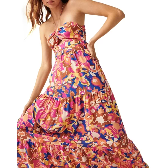 Brand new ๐ฏ Ba&sh Safia Halter Maxi ๐ Dress Pink ๐ 6 Brand new ๐ฏ Ba&sh Safia Halter Maxi ๐ Dress Pink ๐ - Image 4