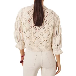 Hot Sale ❤️ Ba&sh Sennay Cardigan Off White 💯 -ba&sh Sales Store unnamed file 981